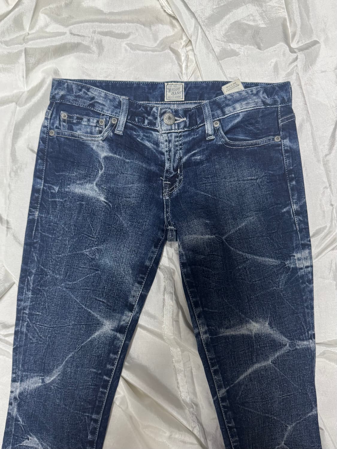 Moussy 00s Mode Skinny Fit Washing Jeans 상품이미지2