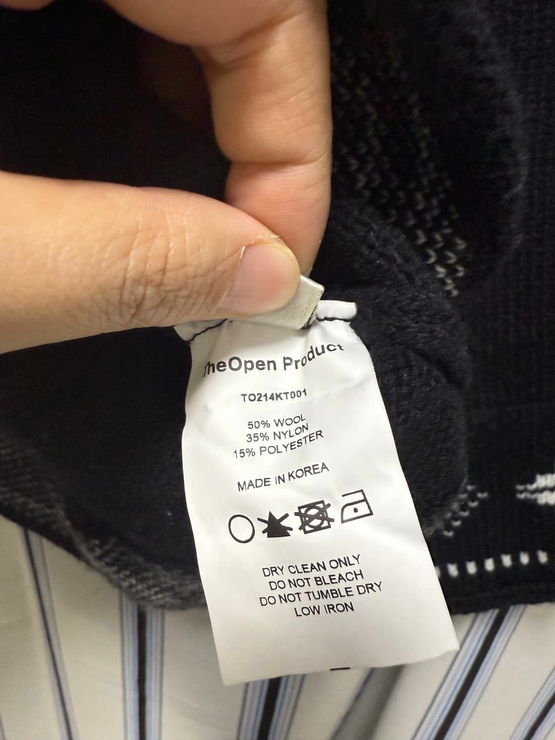 오픈 와이와이 더오픈프로덕트 자카드 horse 니트 상품이미지6