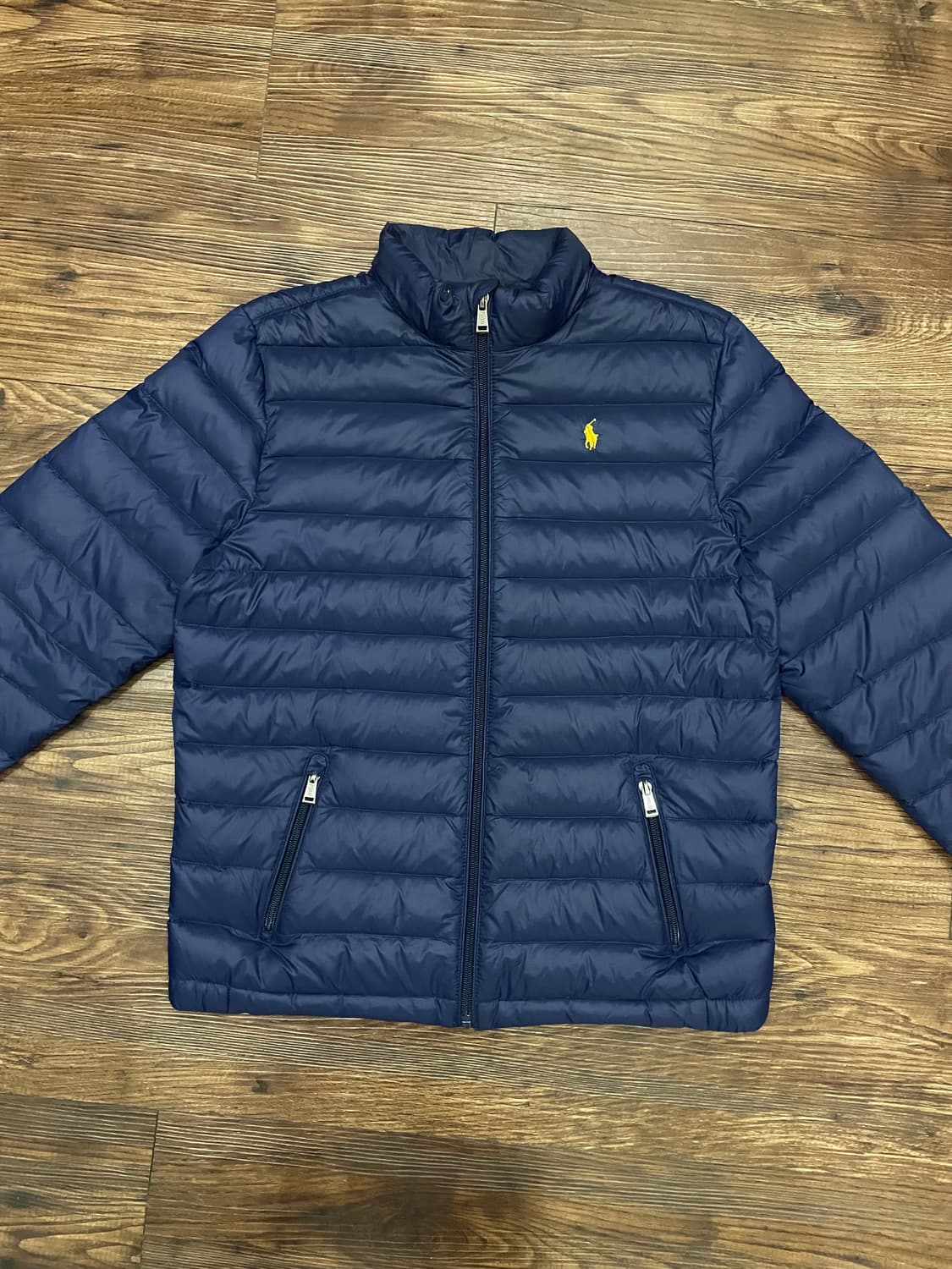 폴로 랄프로렌 다운 푸퍼 패딩 자켓 네이비 상품이미지1