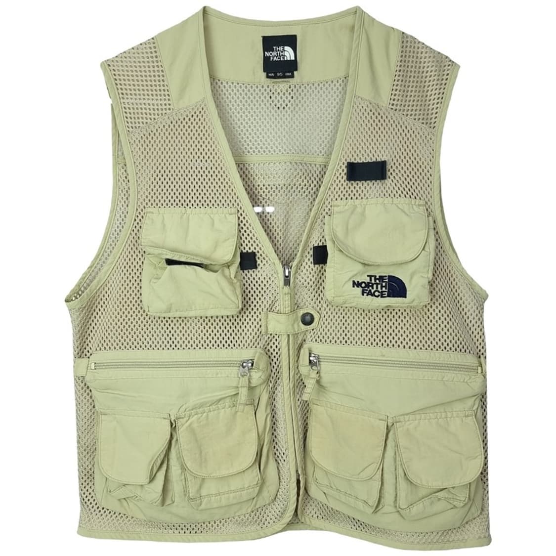 노스페이스 로고 자수 멀티 포켓 피싱 베스트 조끼 베이지 M16628 상품이미지2