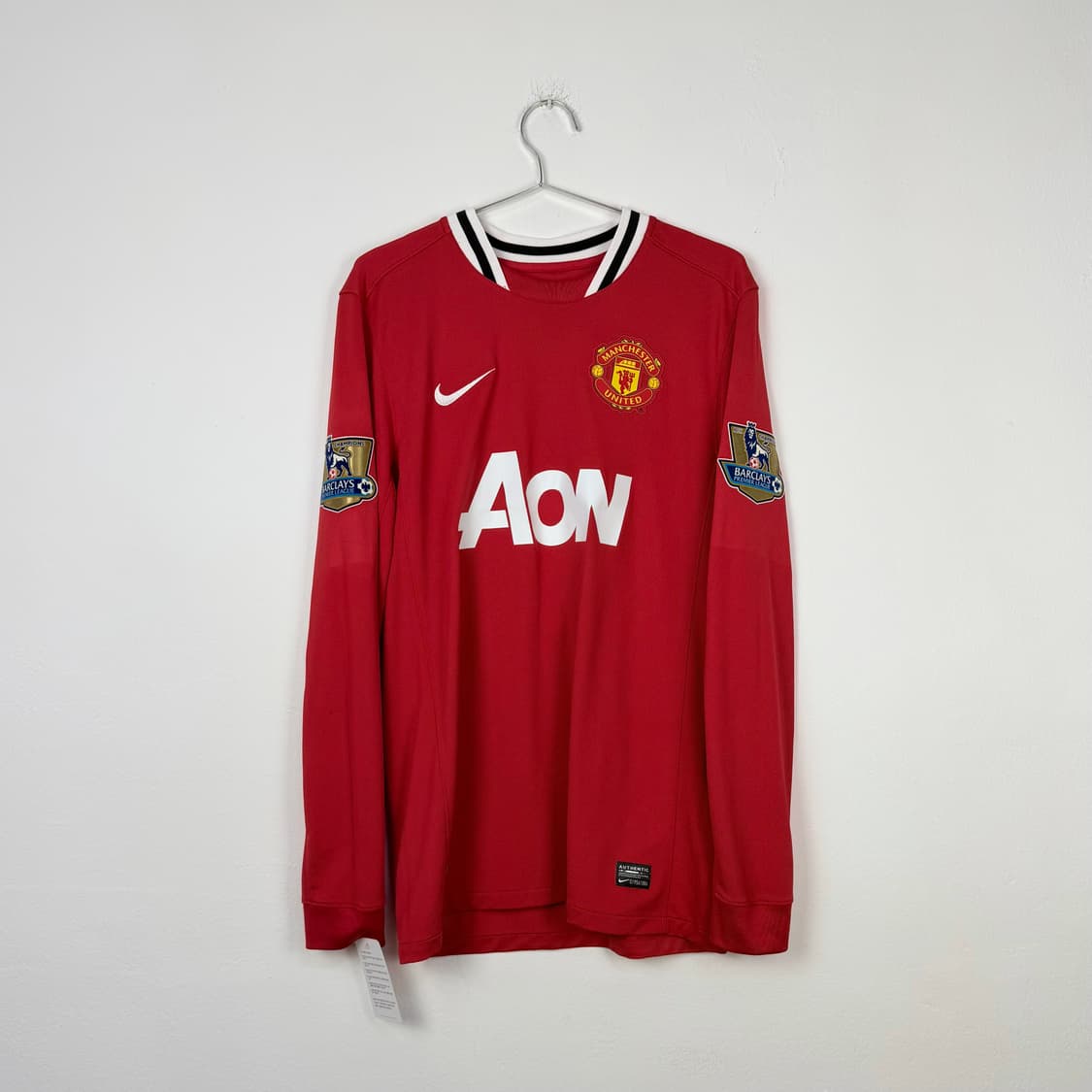 11-12 맨유 홈 박지성 긴팔 유니폼 상품이미지6