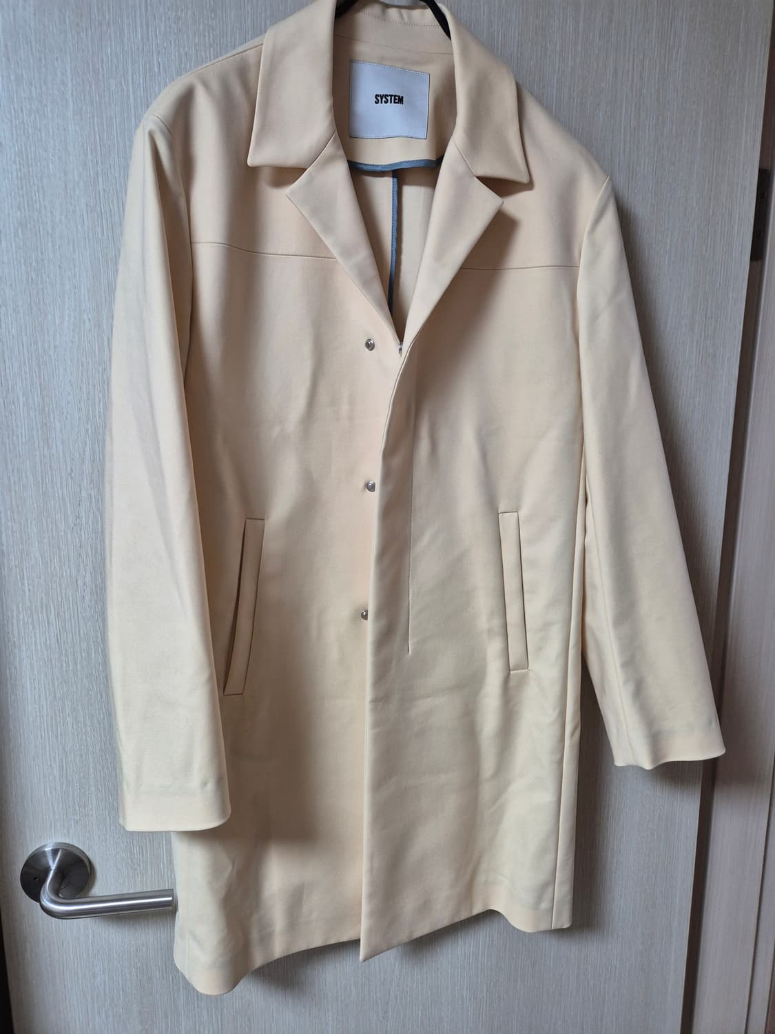 시스템 옴므 트렌치 코트 베이지 봄가을 코트 95 상품이미지1