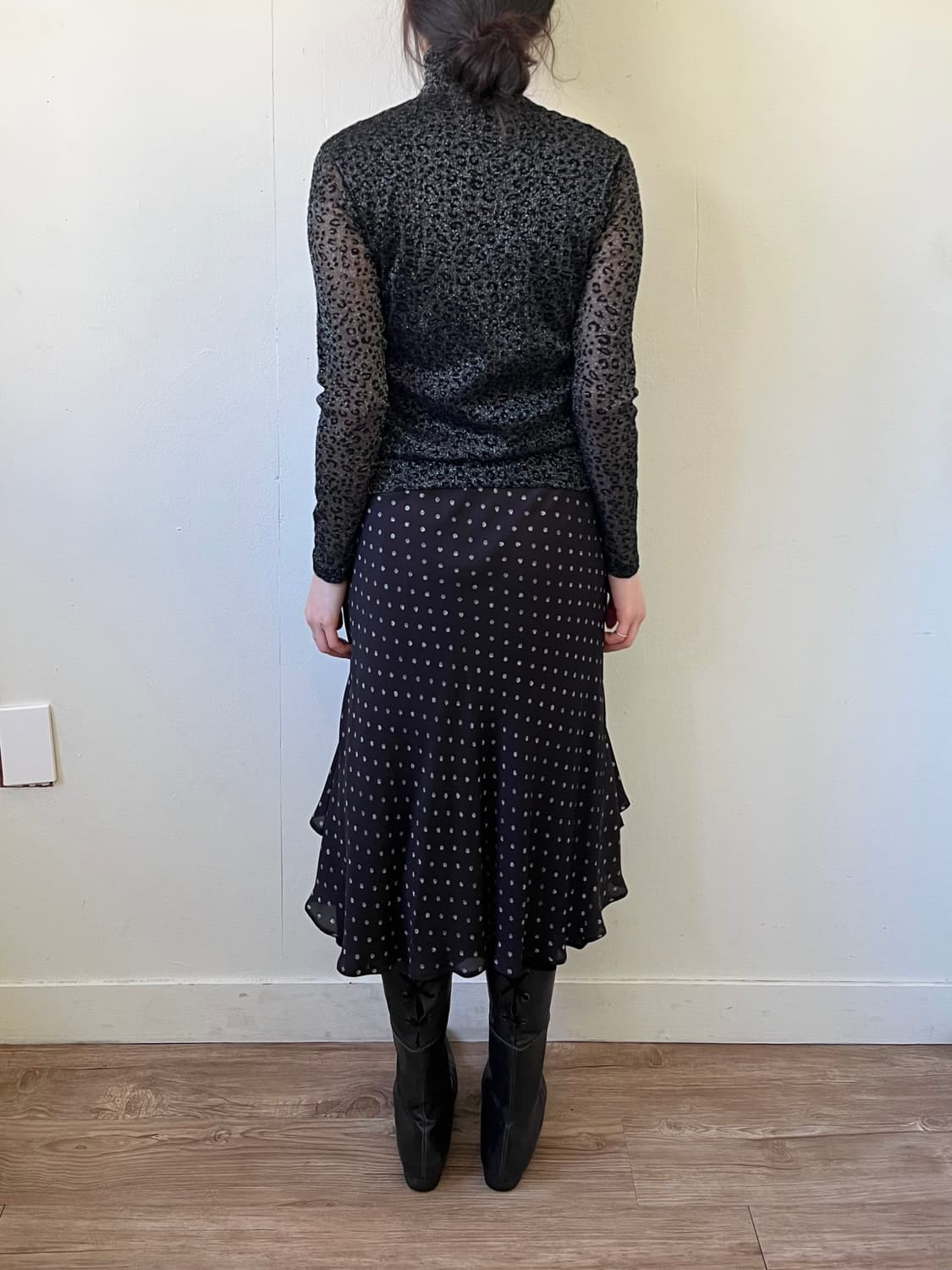 COMME CA DU MODE 도트 레이어드 스커트  상품이미지9