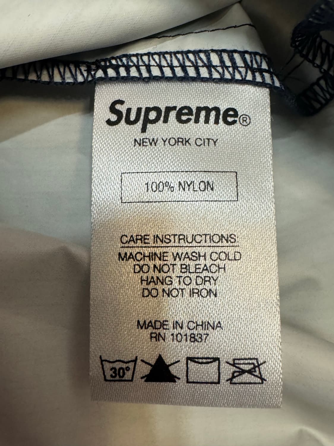 [L] 슈프림 패커블 립스탑 풀오버 네이비 상품이미지8