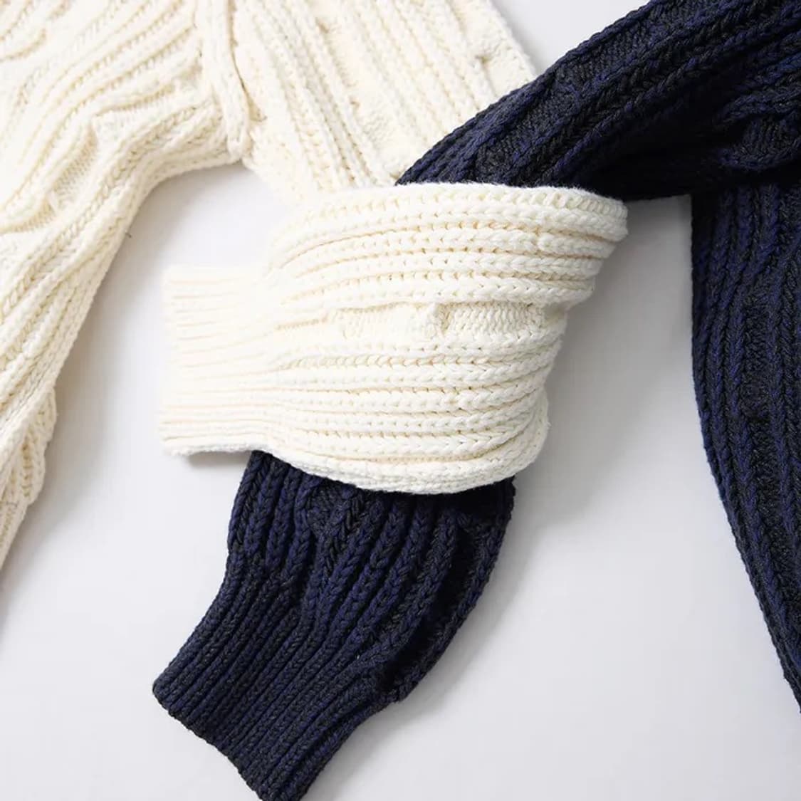 999휴머니티 elbac 니트 후드 집업 (m) 상품이미지3