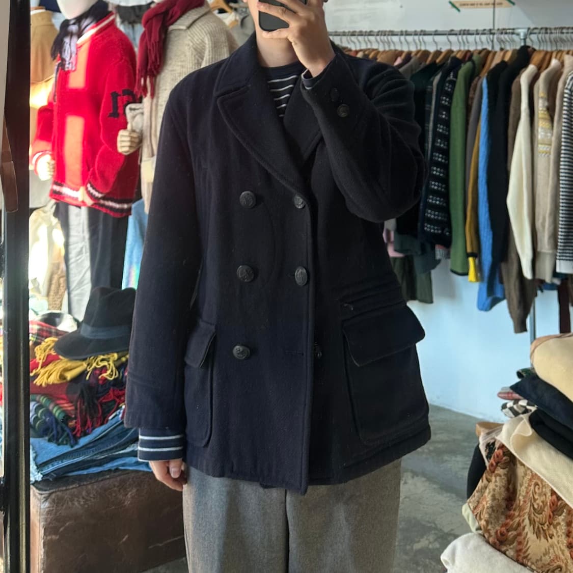 (착용컷) GLENOVER 피코트 (남성용 100) 상품이미지2