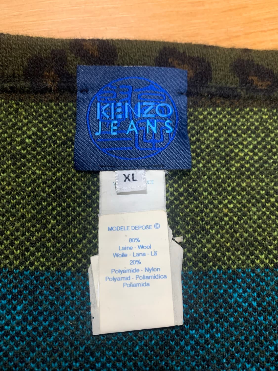 KENZO JEANS 겐조 진스 미디 스커트(울/나일론)XL 사이즈 상품이미지7