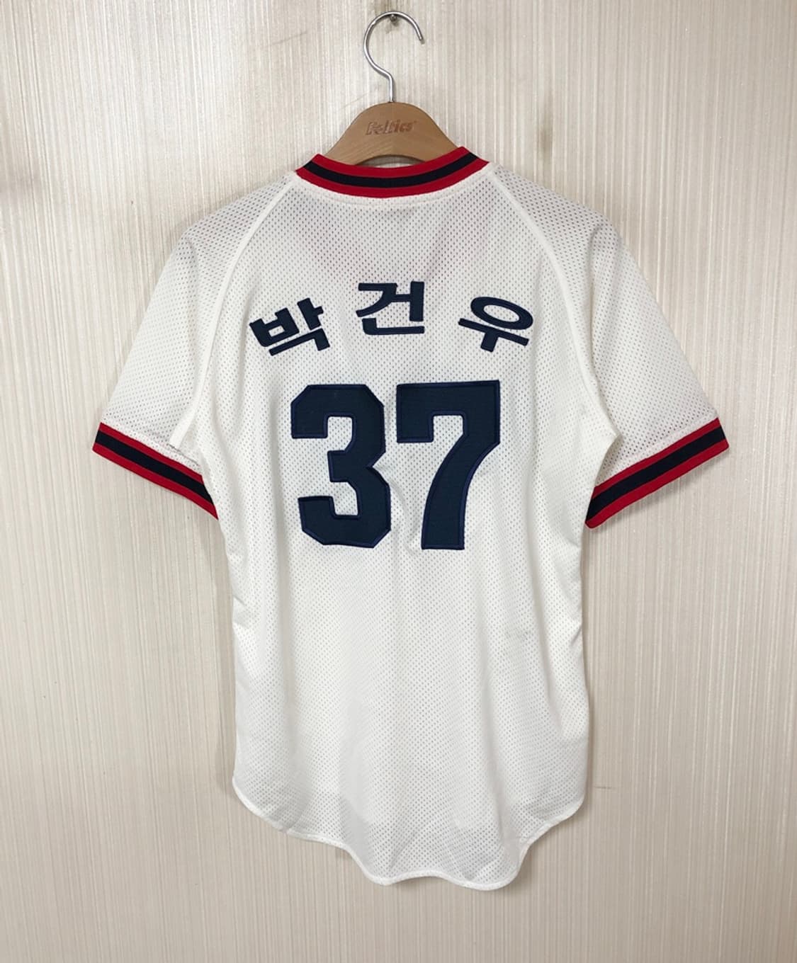 KBO 필라 두산베어스 어센틱 올드 홈유니폼/져지 90 #37 박건우 상품이미지7