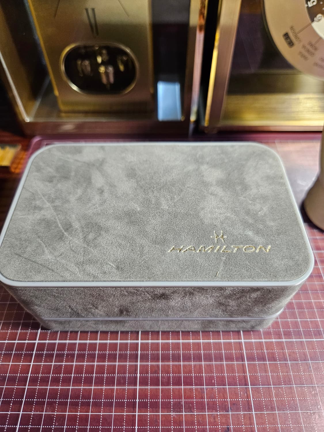 해밀턴 US Senate 상원 위원용 쿼츠 시계 블랙 가죽 상품이미지4