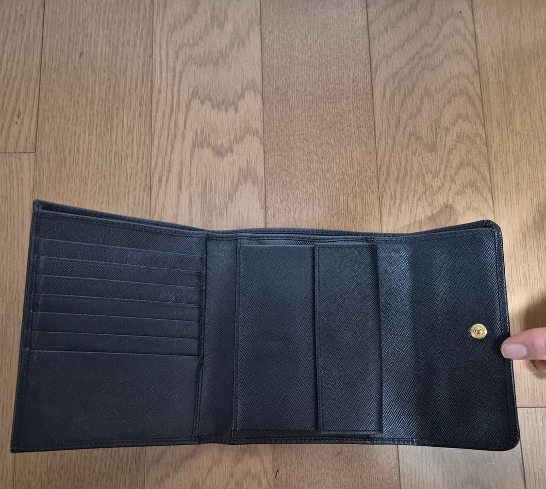 (정품) 프라다 사피아노 반지갑 (명품 여자 카드지갑 장지갑) 상품이미지3