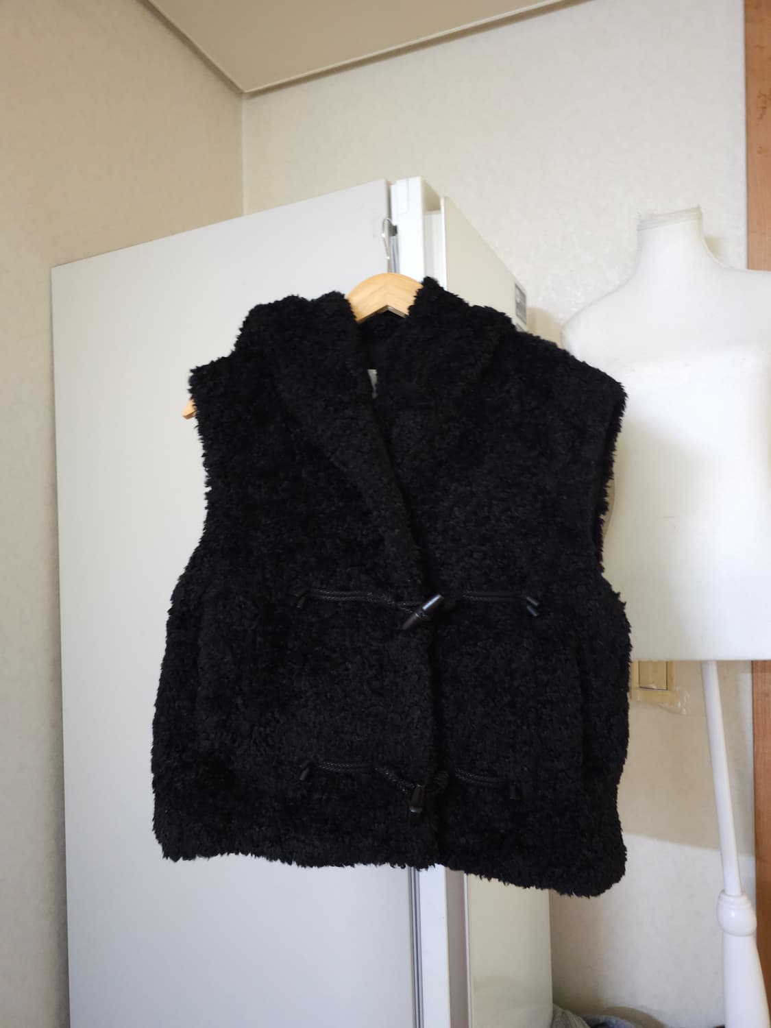 ANOU 아누 뽀글이 조끼 베스트 상품이미지1