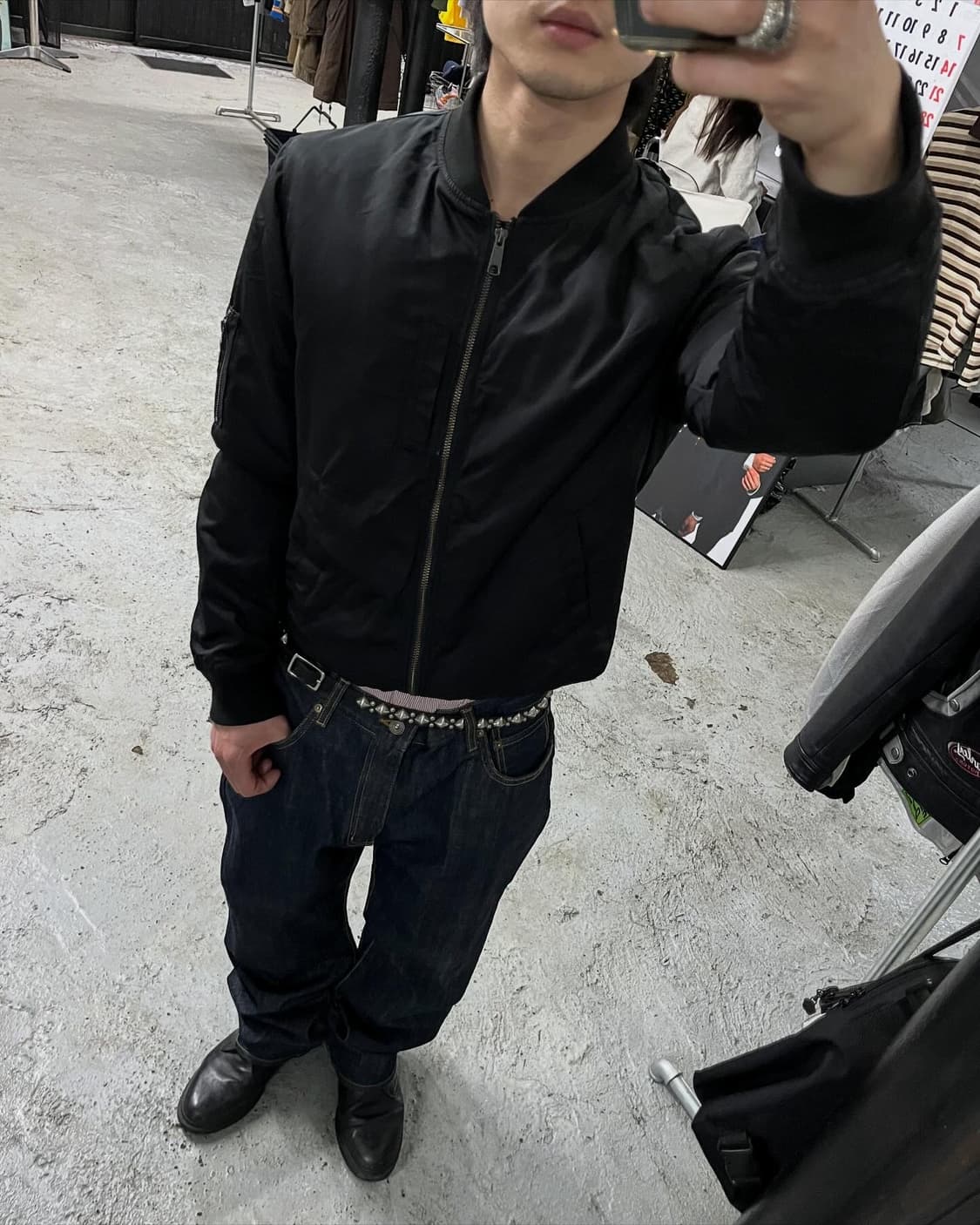 Nano Universe ma-1 bomber jacket 상품이미지2