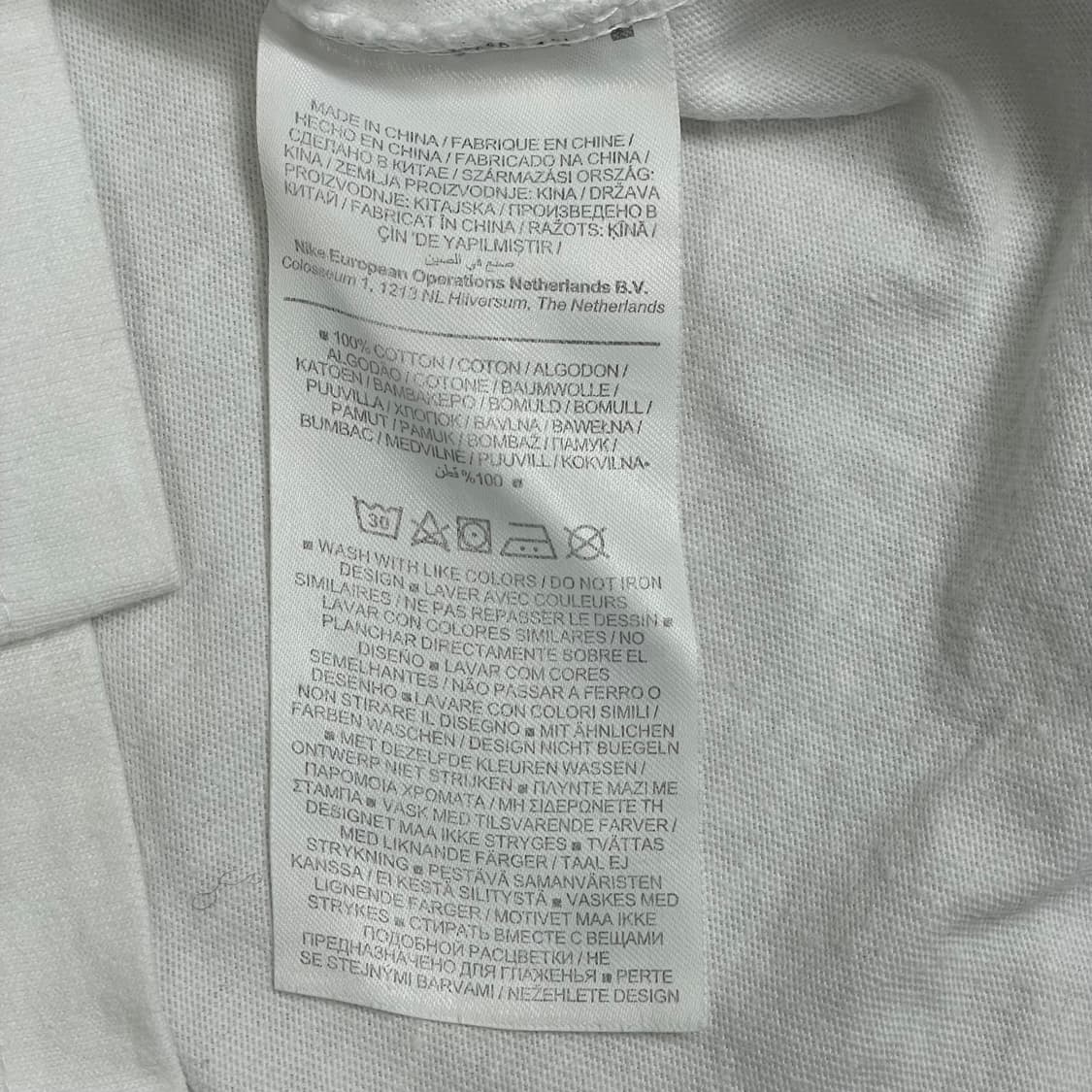 나이키 스우시 반팔티 L 화이트 상품이미지4