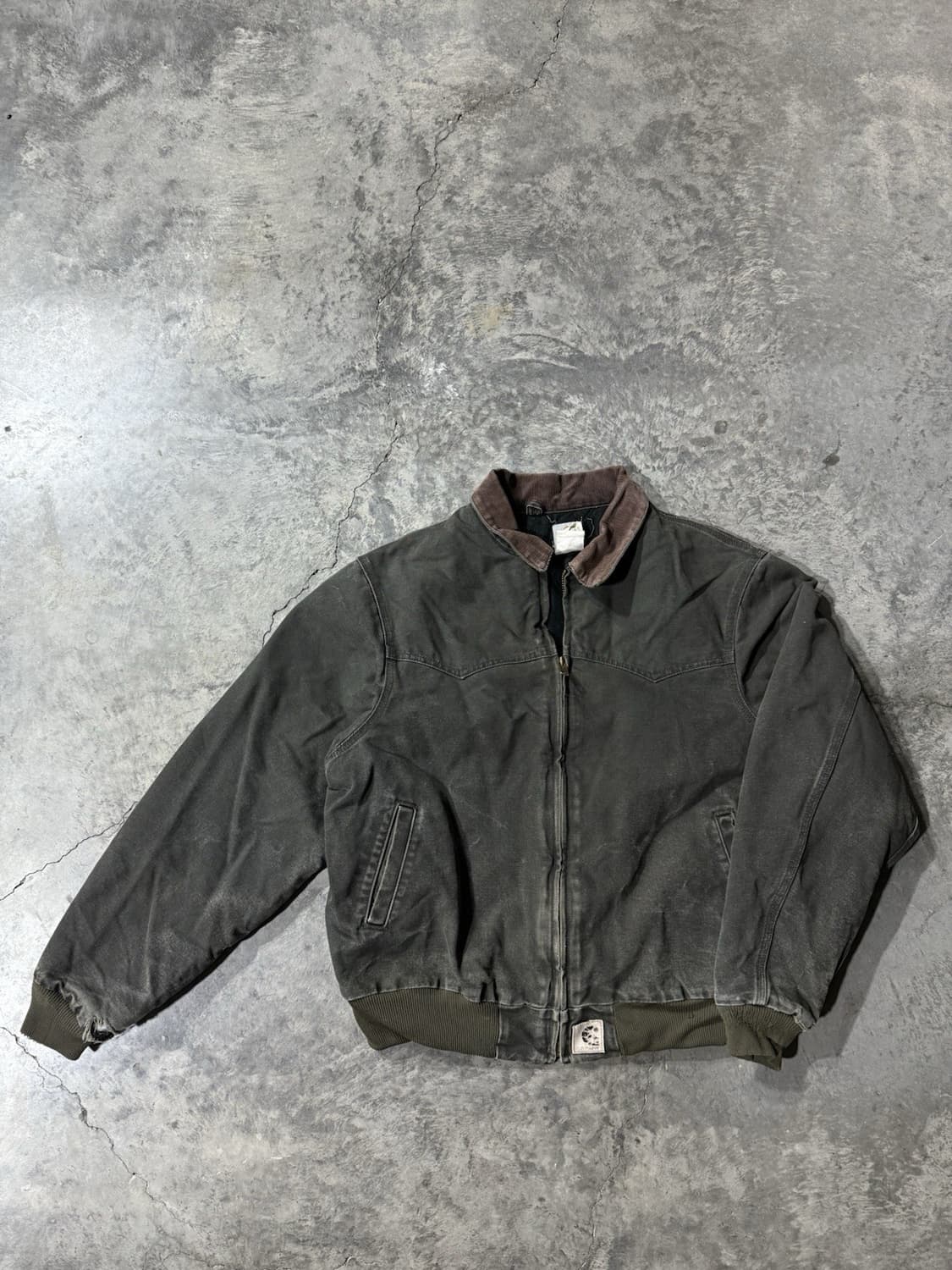 칼하트 J14 캔버스 자켓 모스 그린 상품이미지1