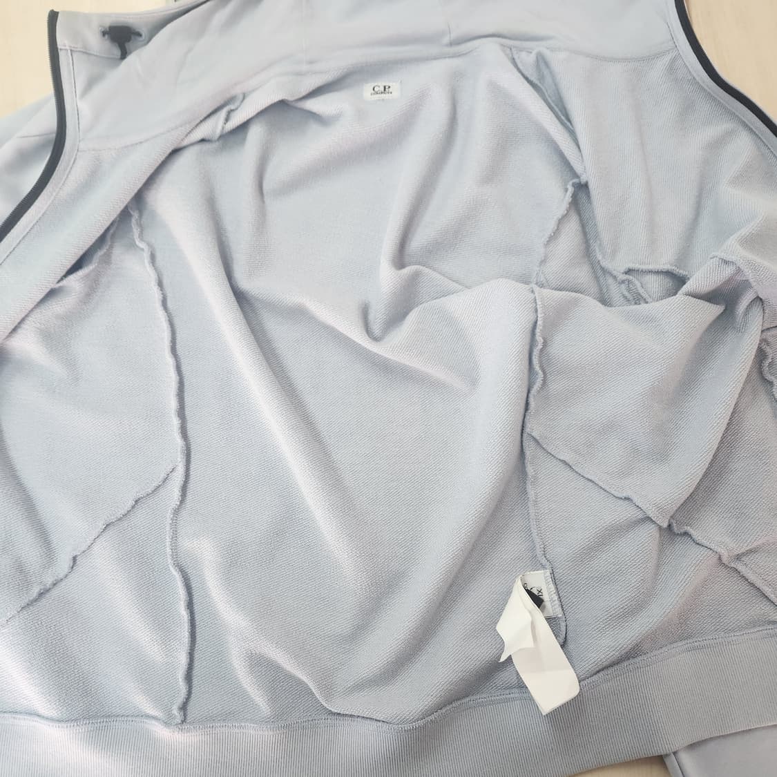 (민트급) Cp컴퍼니 고글 후드집업 할로겐블루(xL) 상품이미지8