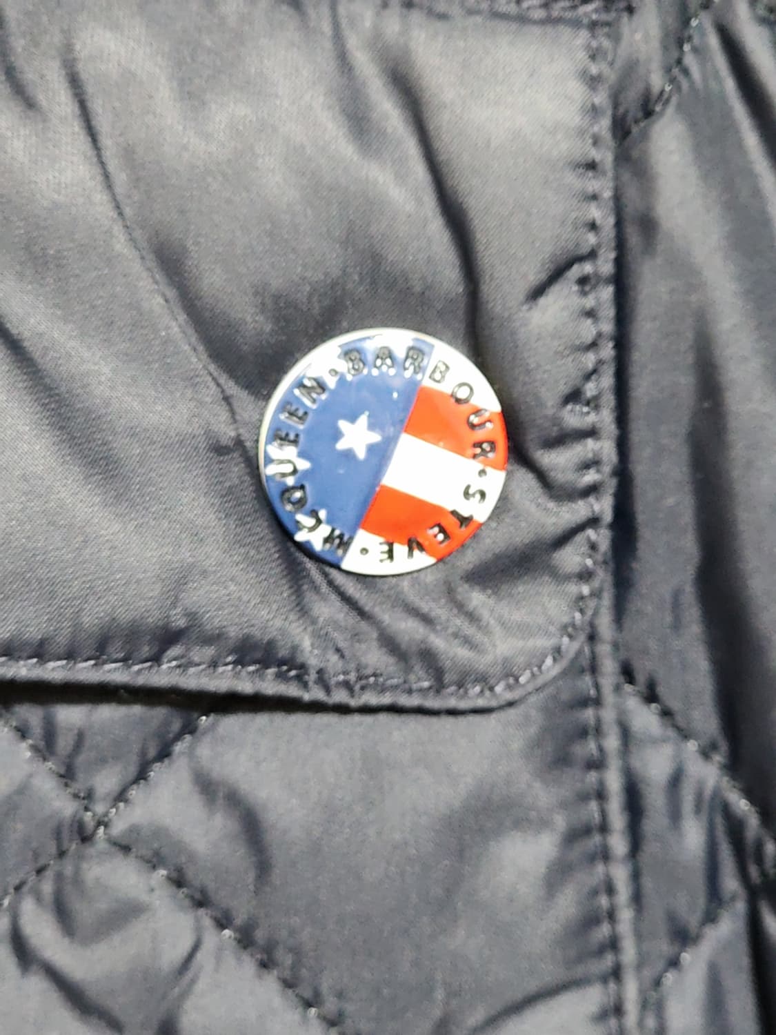 (M) 바버 인터내셔널 스티브맥퀸 퀼팅자켓 네이비 누빔점퍼  상품이미지3