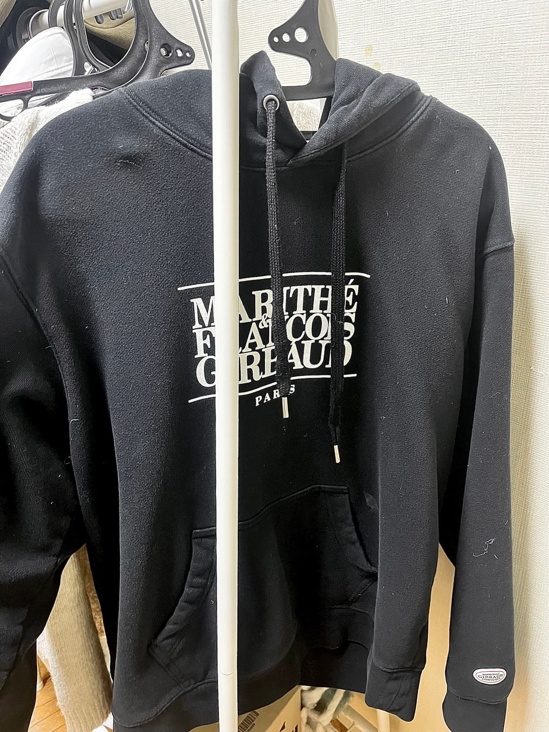 마리떼 후드티 검정 M 상품이미지1