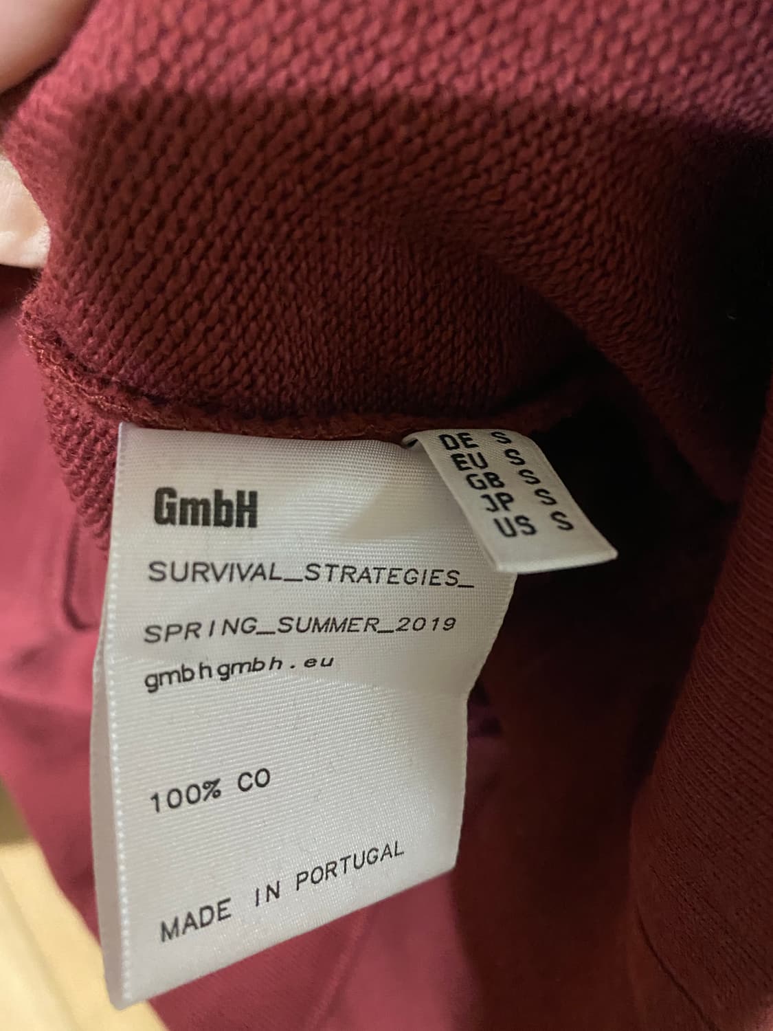 [S] GmbH YOU 서클로고 후드 상품이미지5