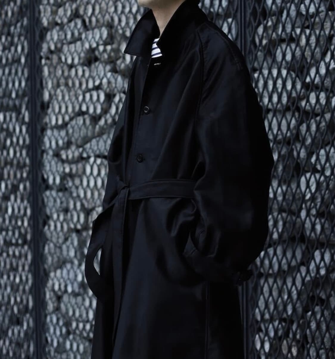 우틸 outil 레숍 별주 몰스킨 코트 블랙 2 상품이미지7