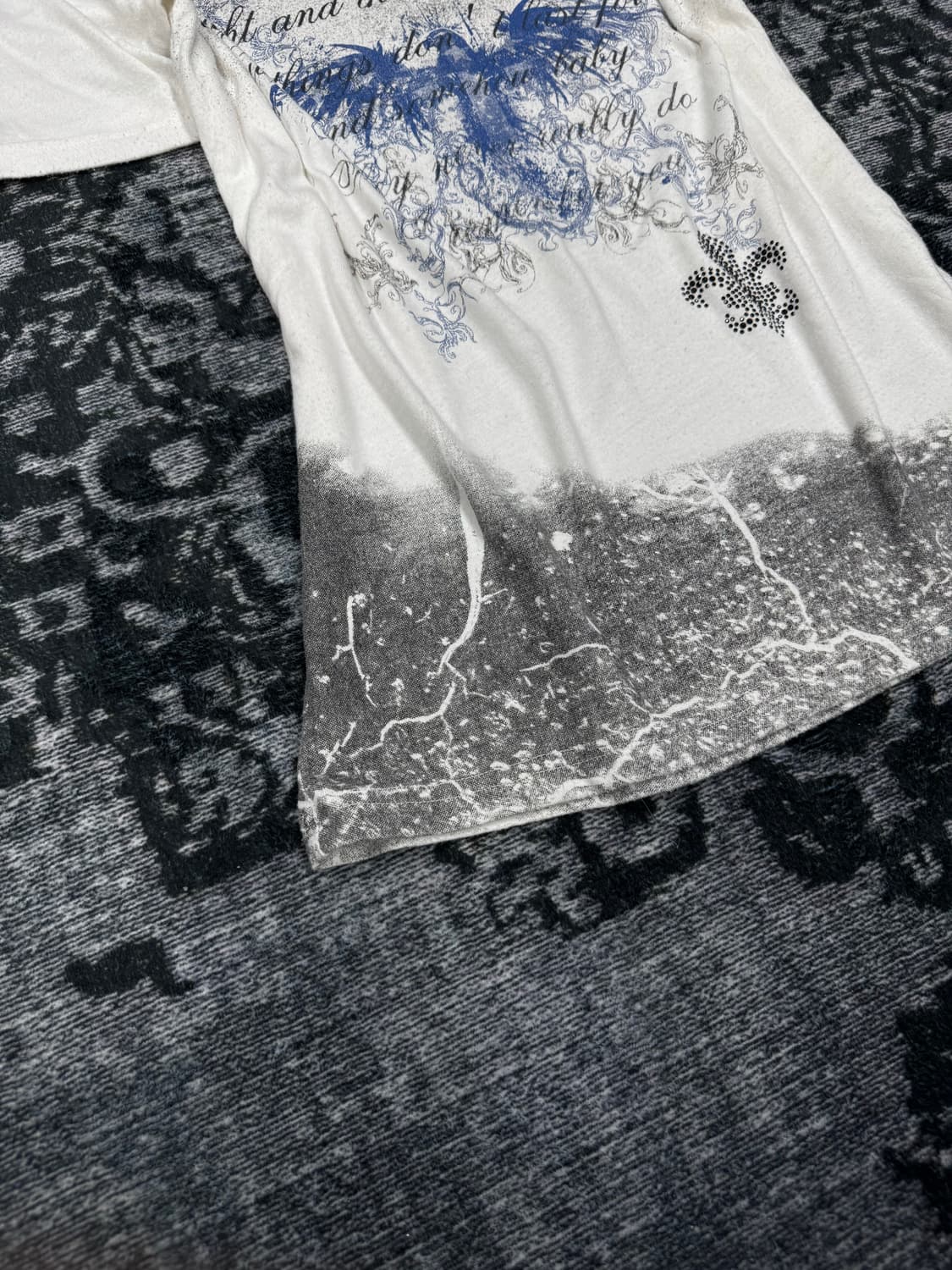 Semantic design 00s vkei printing top 상품이미지4