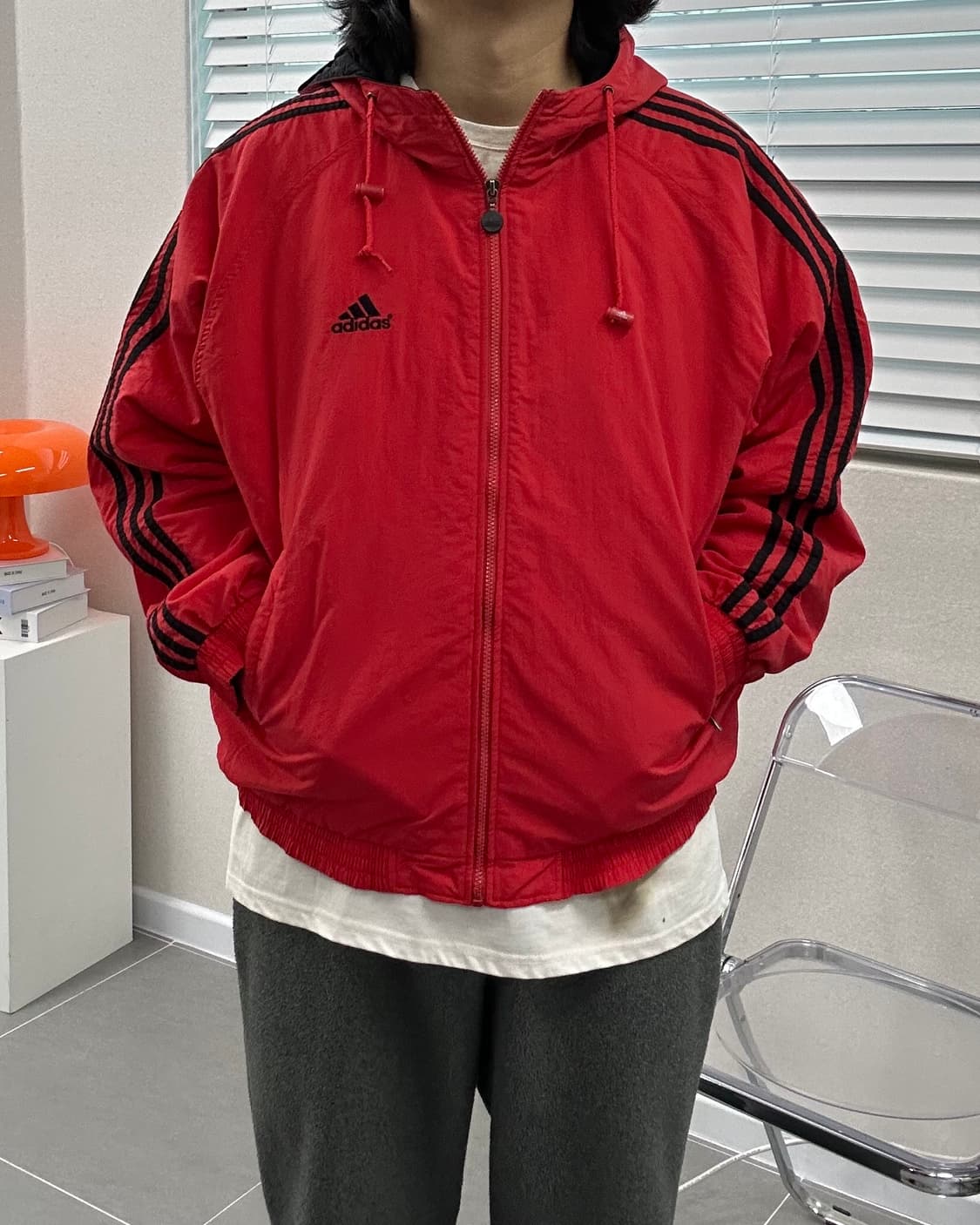 (110)90'S 아디다스 코리아 누빔점퍼-M1630 상품이미지8