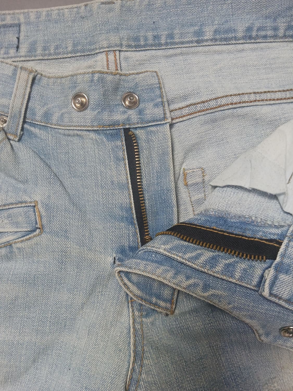 [32] 발망 연청 디스 바이커진 청바지 상품이미지6