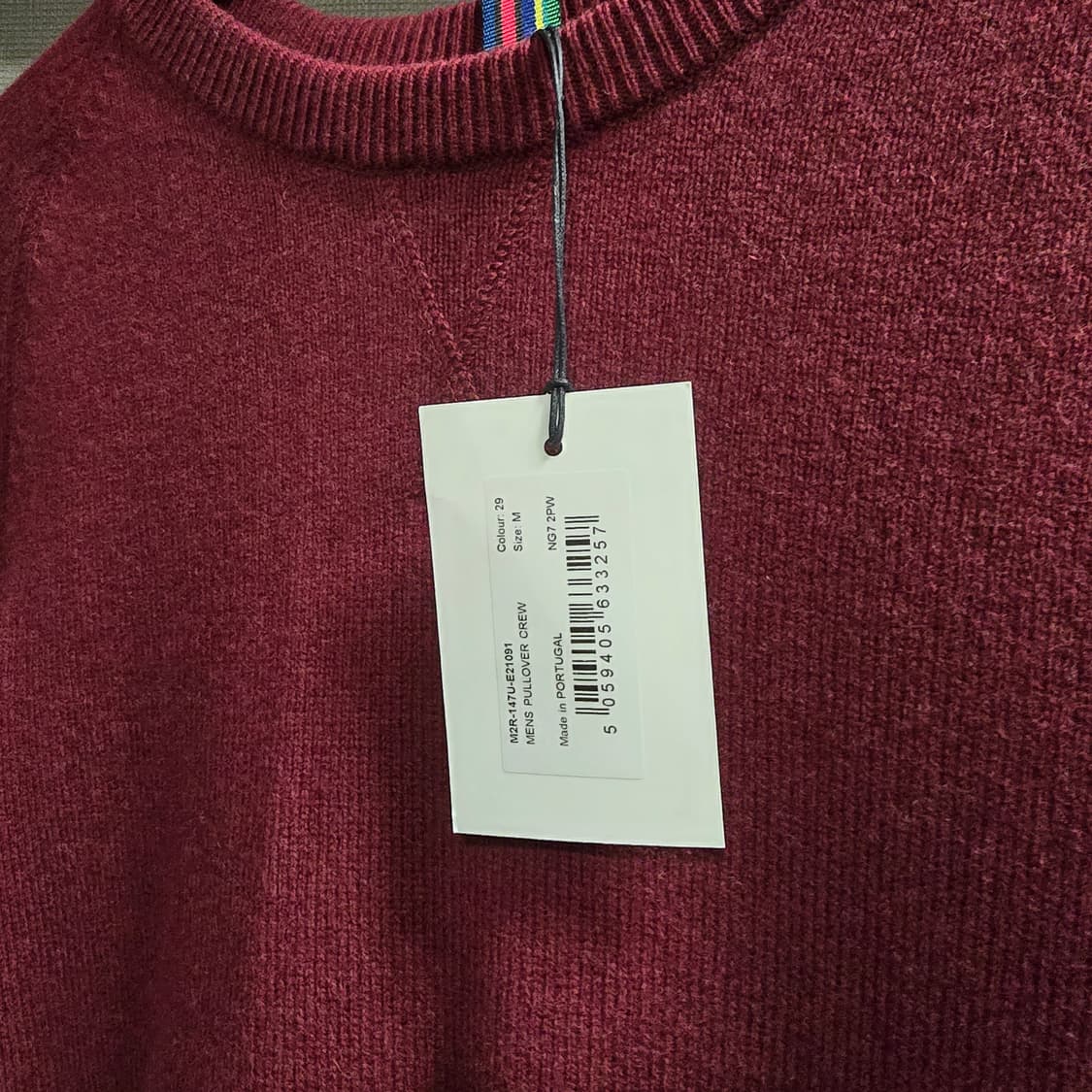 [새제품] 폴스미스 울니트 버건디 M 상품이미지2