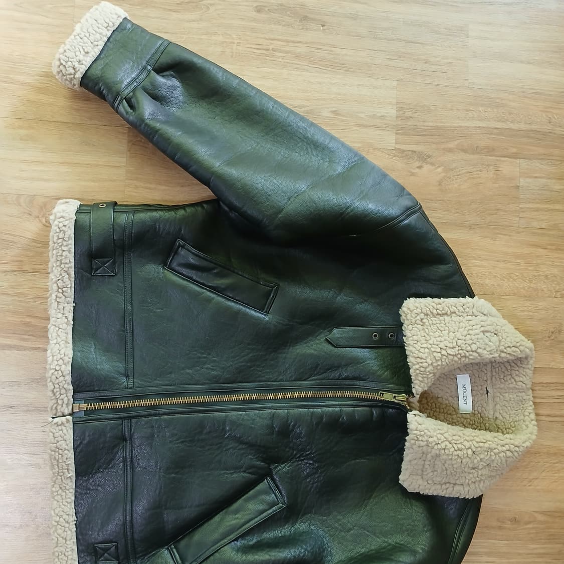 mucent 무센트 무스탕 남녀공용 양털 패딩 자켓 상품이미지6