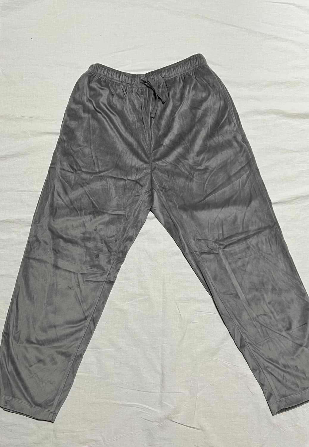 [새상품] L) 탑텐 벨로아 라운지웨어 잠옷 셋업 그레이 상품이미지5