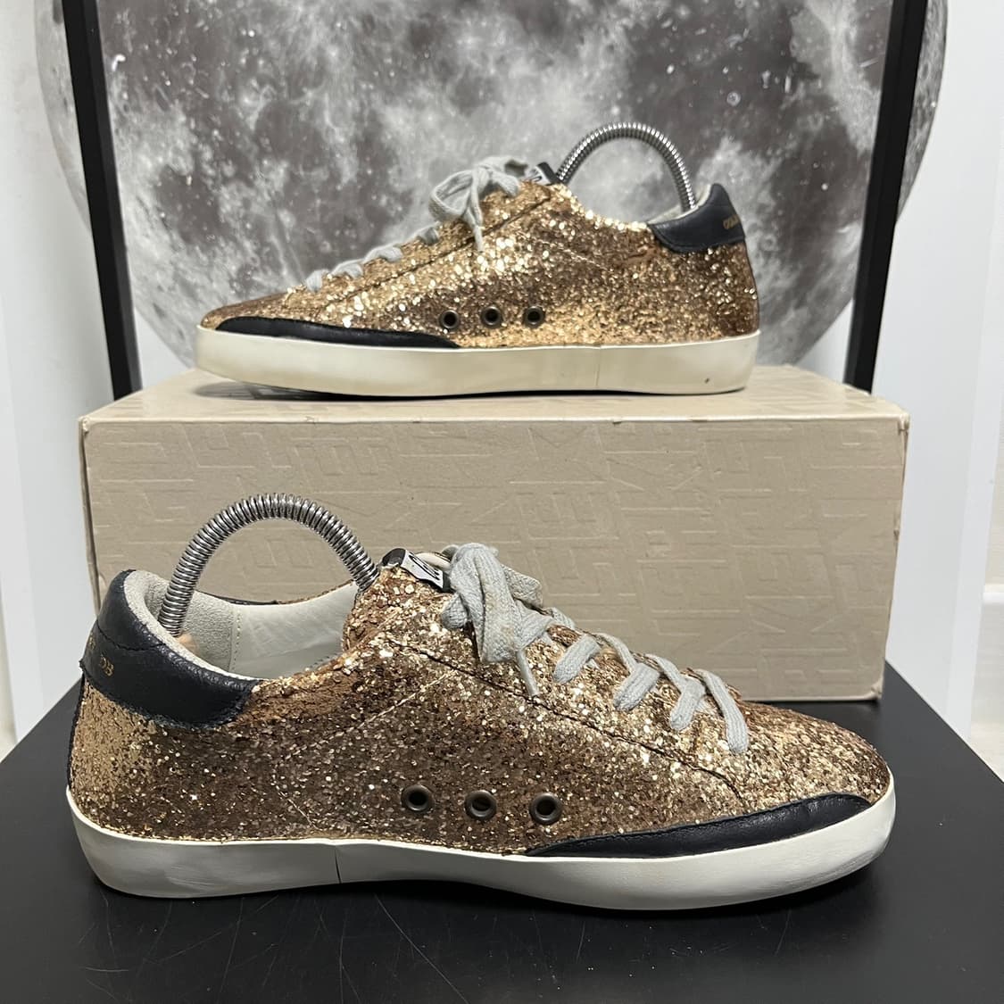 정품 38) 골든구스 글리터 빅플레그 스니커즈 240~245 상품이미지2