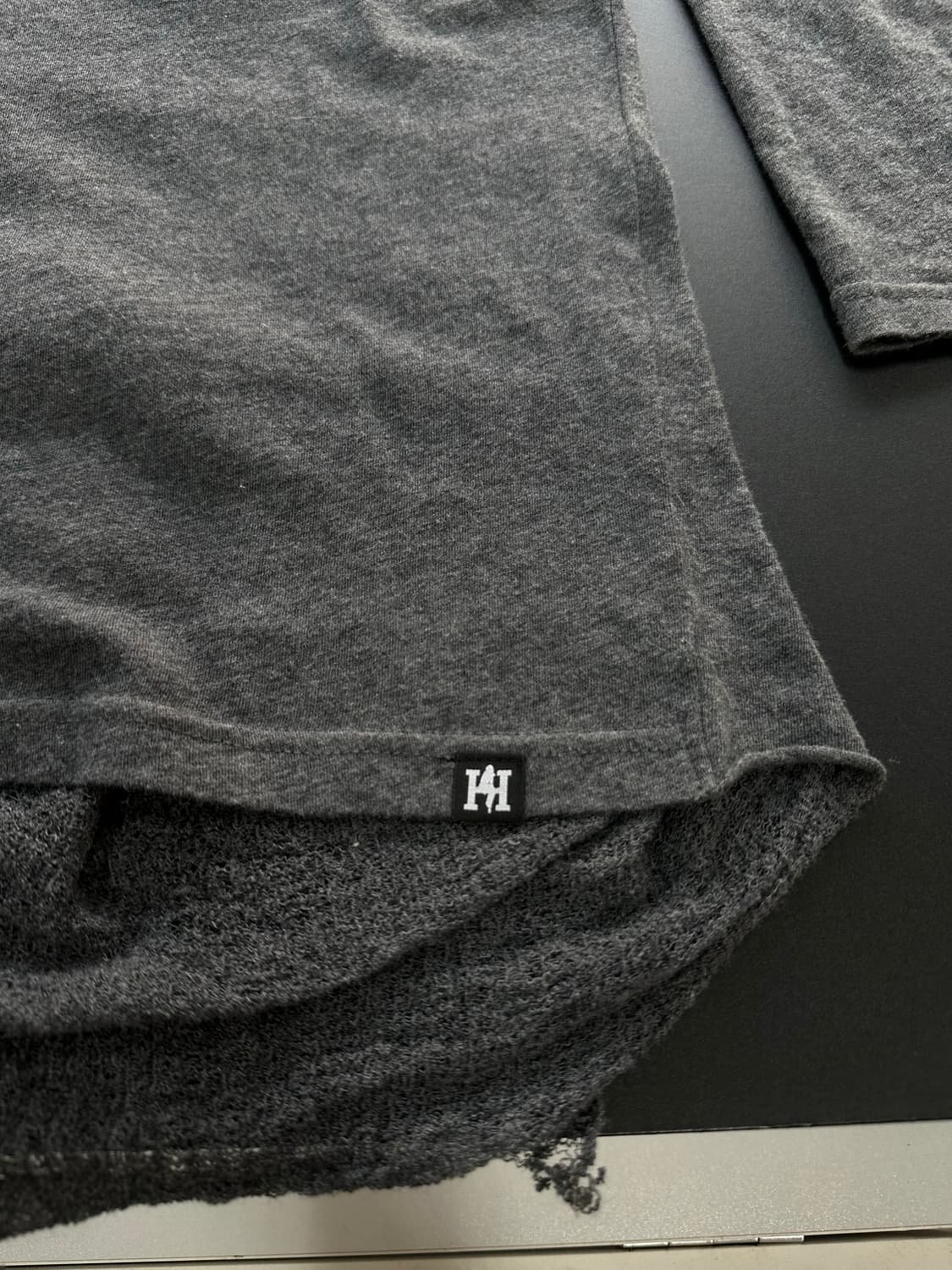 히스테릭글래머 드레이프 데미지 히스걸 롱슬리브긴팔티 상품이미지9