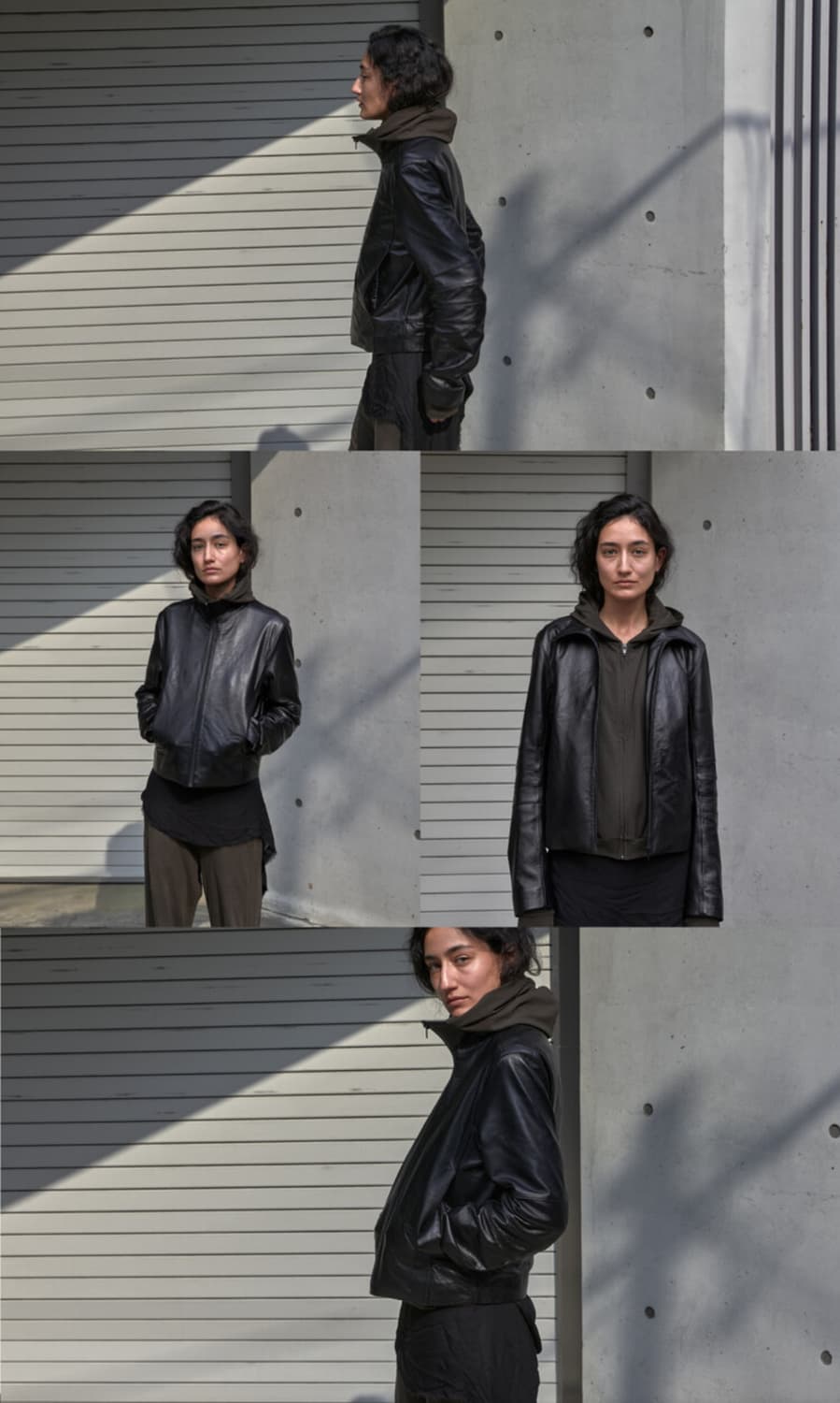 머듈 014 레더자켓 블랙 2사이즈 상품이미지2