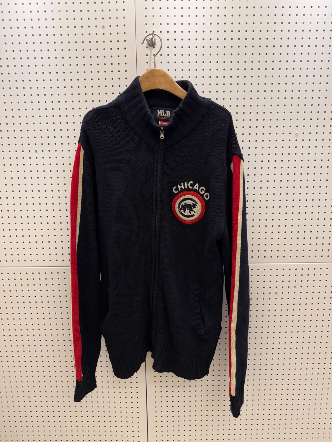 MLB 시카고 컵스 니트 집업 U1126 상품이미지2