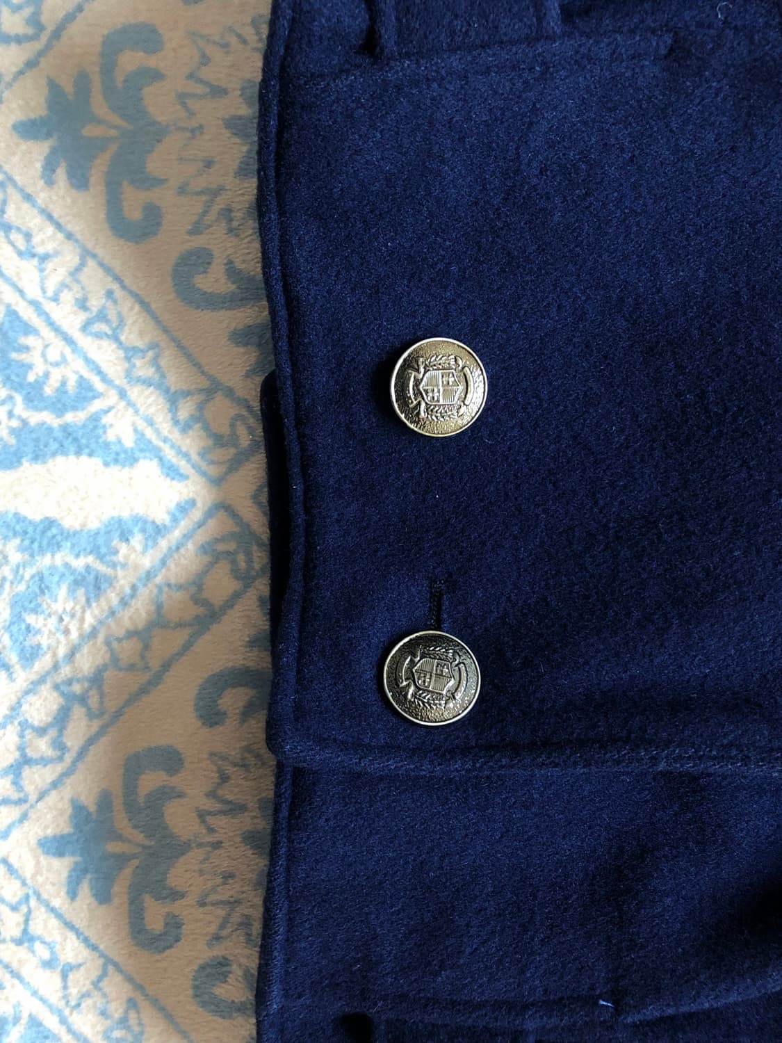 navy wool short jacket 상품이미지8