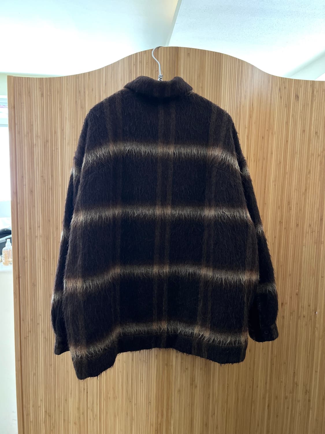 일본브랜드 lui's 모헤어 알파카 체크자켓 판매 japan made 상품이미지4