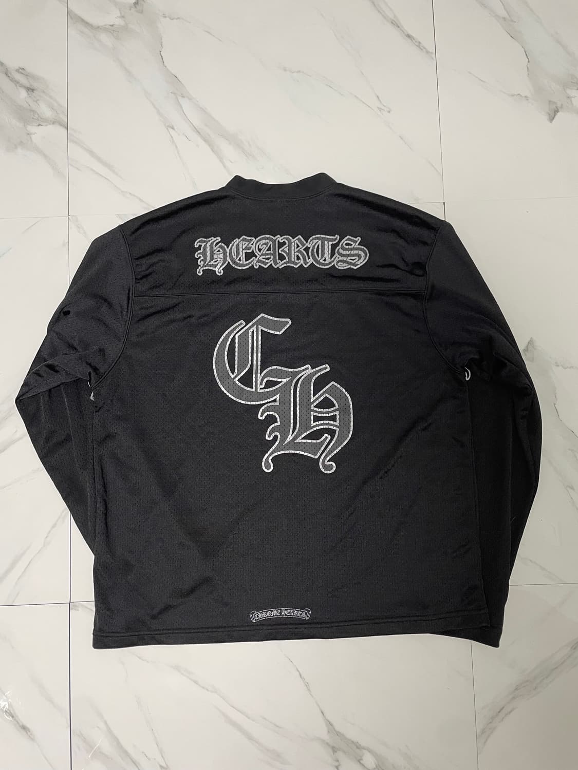 새상품 신형 크롬하츠 메쉬 웜업 져지 롱슬리브 L 영수증O 상품이미지3