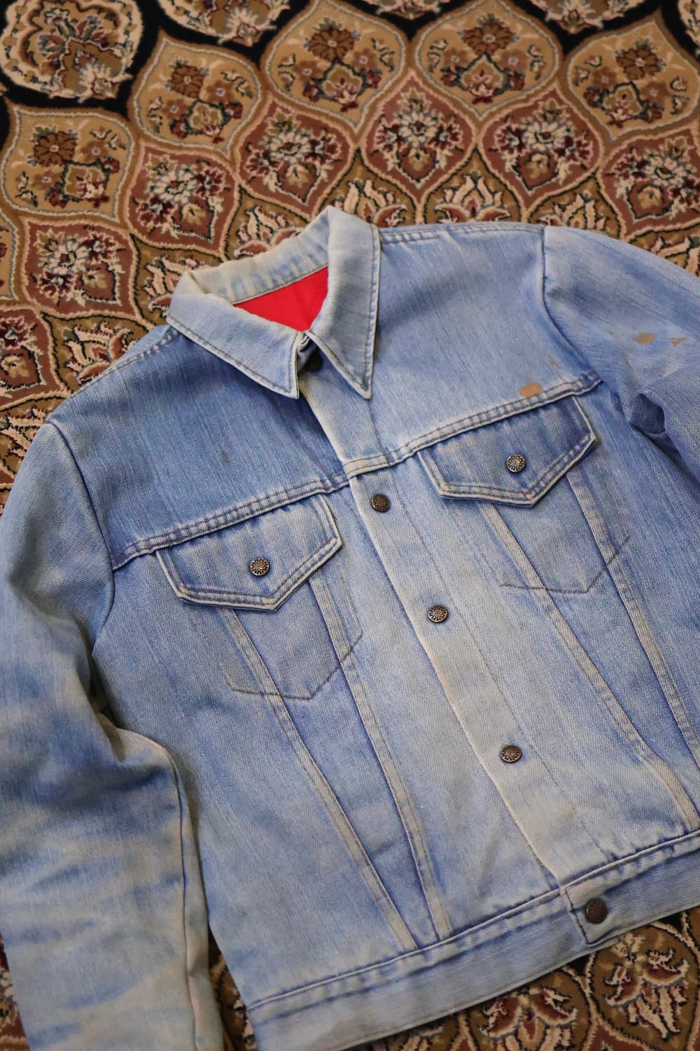 70s JC Penney 빈티지 데님 트러커 타입3 made in usa 상품이미지3