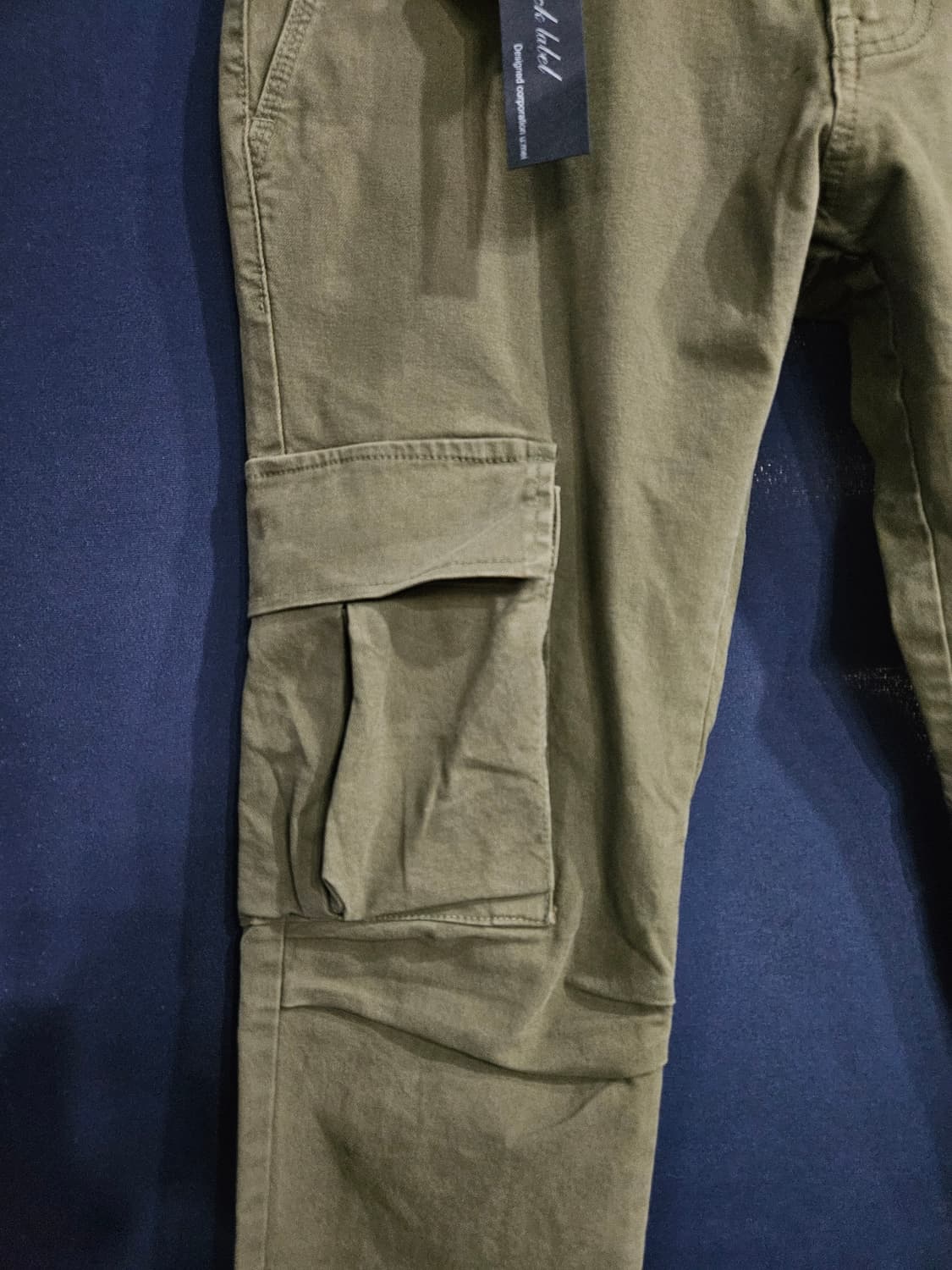 블랙 라벨 카키 남성 슬림핏 허리 29~30 카고팬츠  상품이미지5