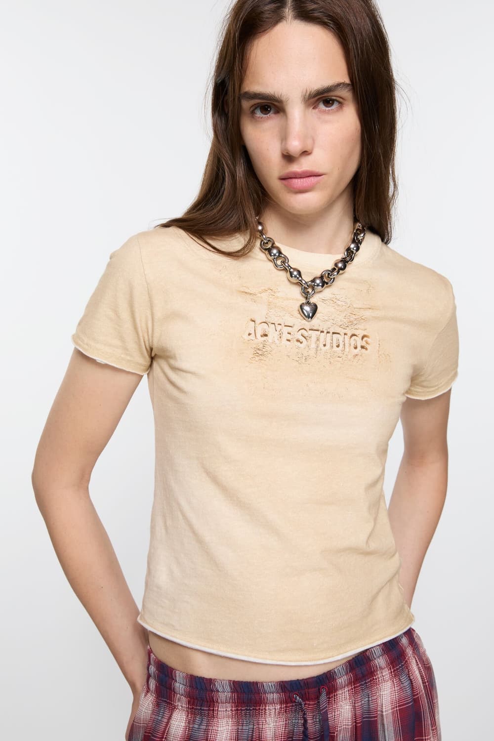 [S,M]아크네스튜디오 샌드 로고 티셔츠 상품이미지5