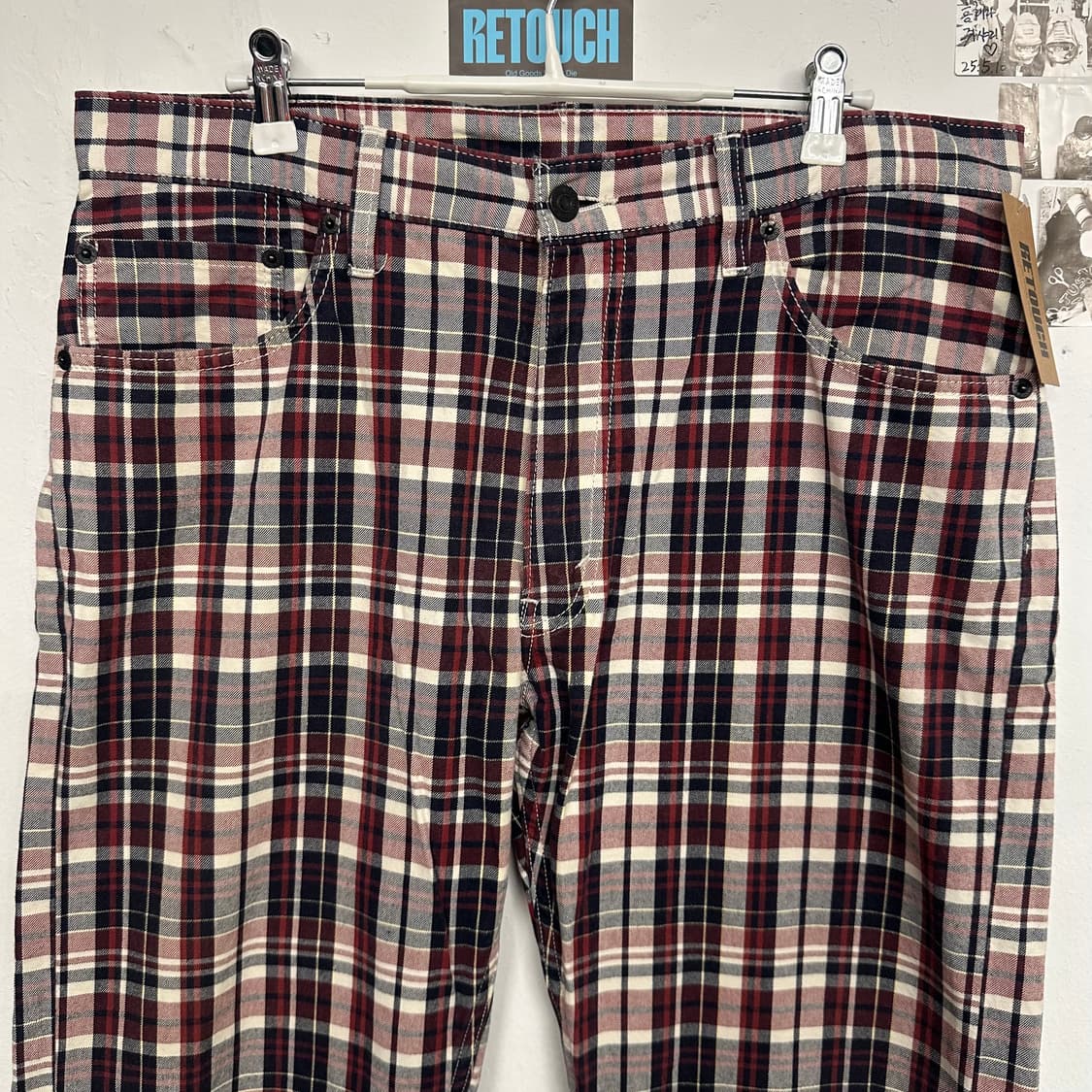 리바이스 505 체크 팬츠 상품이미지2