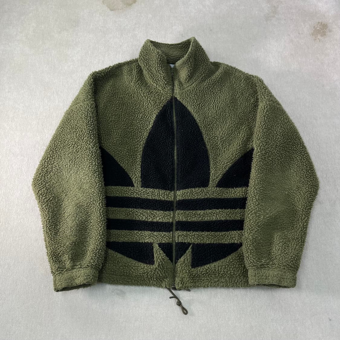 105 아디다스 신형 빅 트레포일 쉐르파 플리스 자켓 상품이미지1