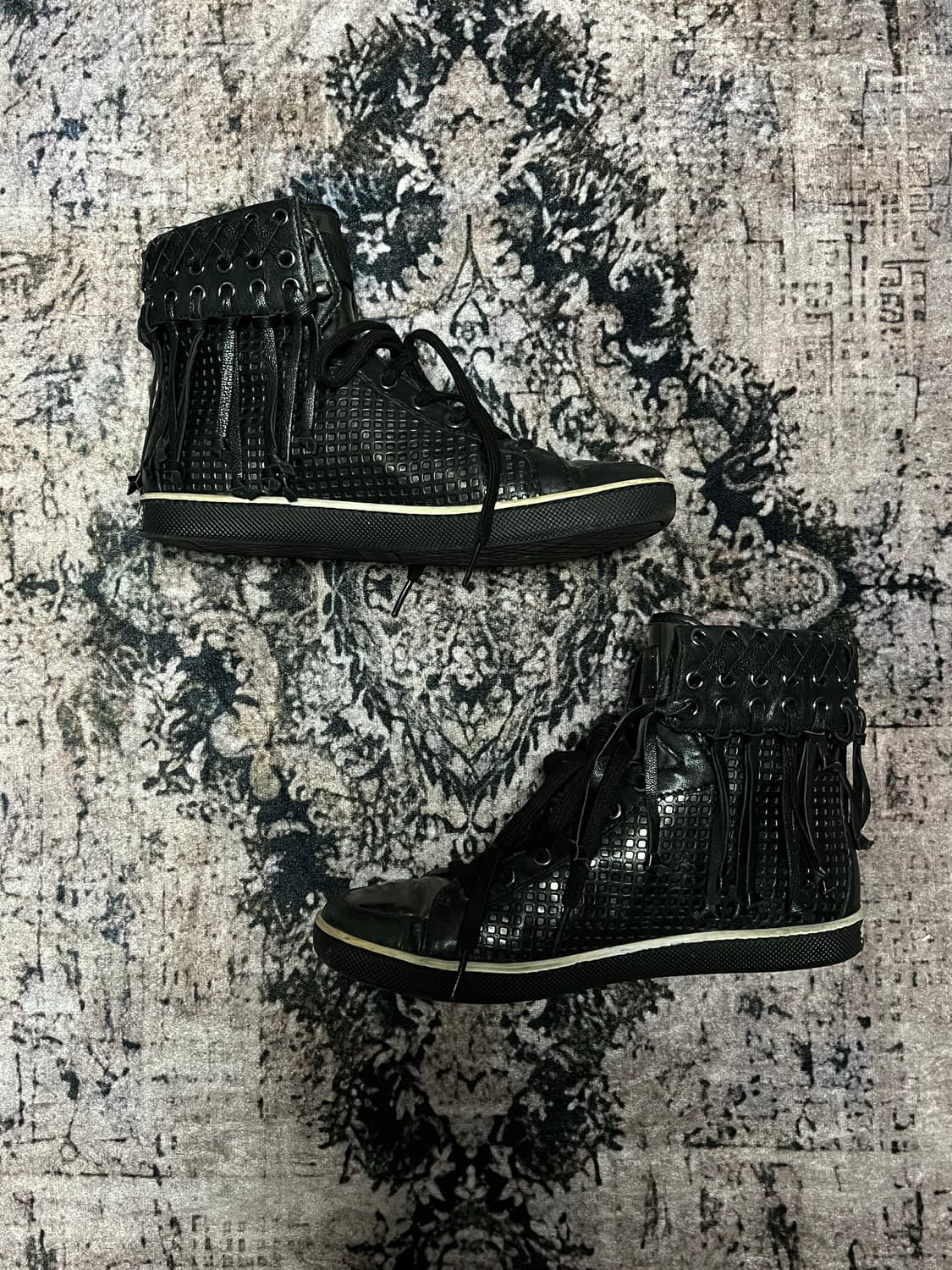 발망 Woven Tassel High-Top Sneakers 상품이미지7