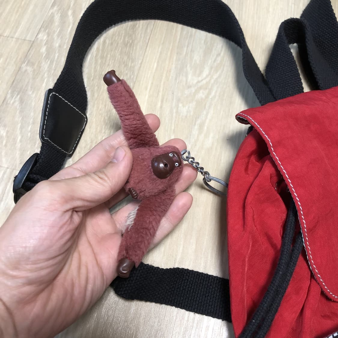 (ONE SIZE) 키플링 KIPLING 미니 백팩 레드 가방 상품이미지3