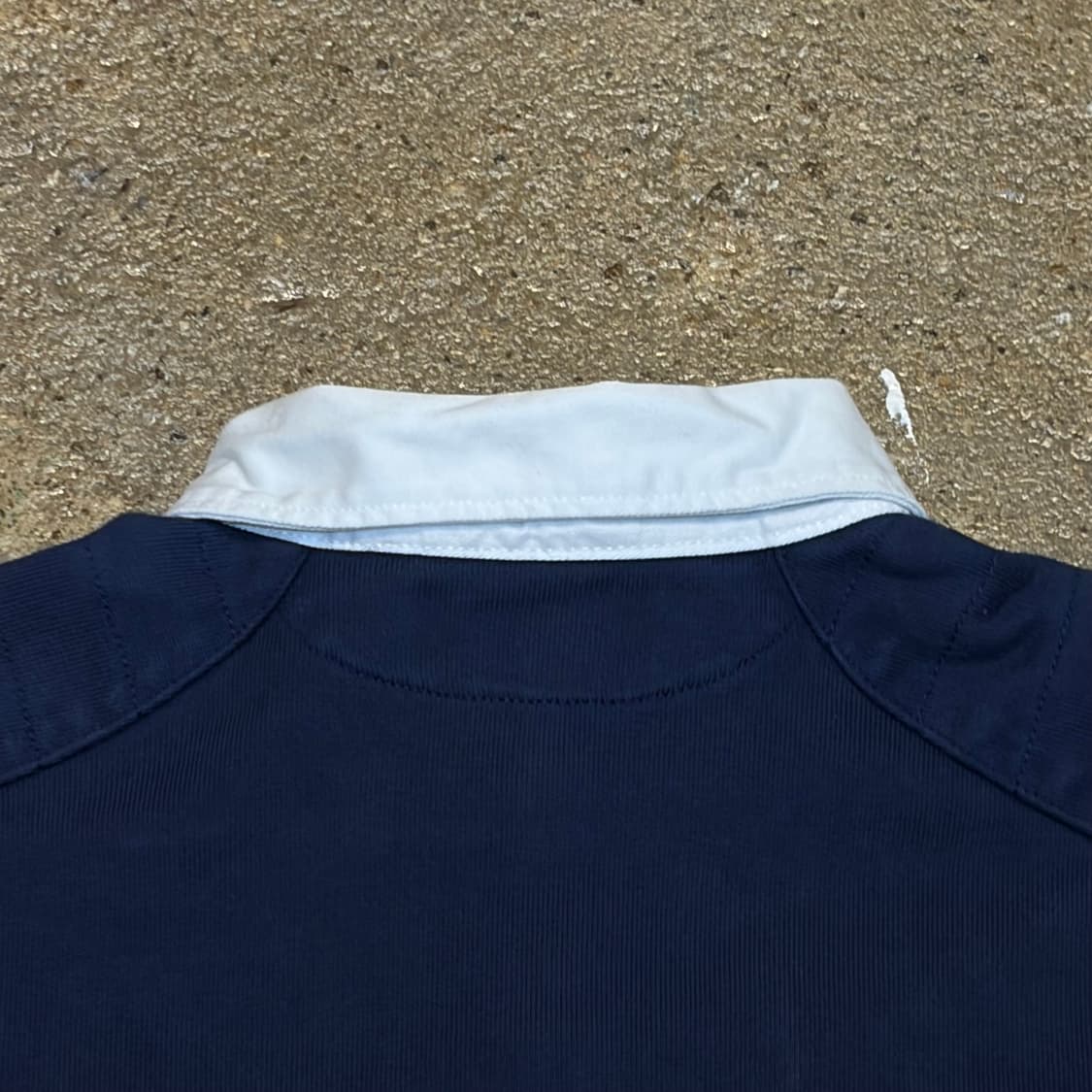 레어 90s 미국 빈티지 폴로랄프로렌 헤비코튼 럭비티 카라티 상품이미지9