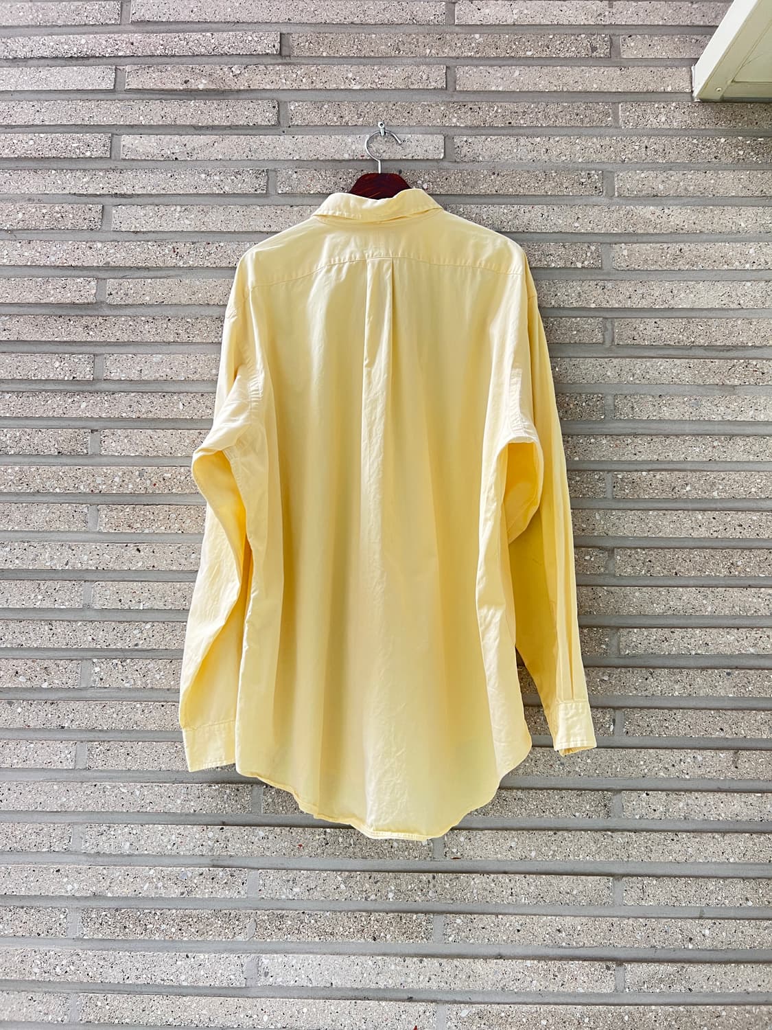 [2XL]폴로 랄프로렌 CLASSIC FIT 라이트옐로우 코튼 셔츠 상품이미지8