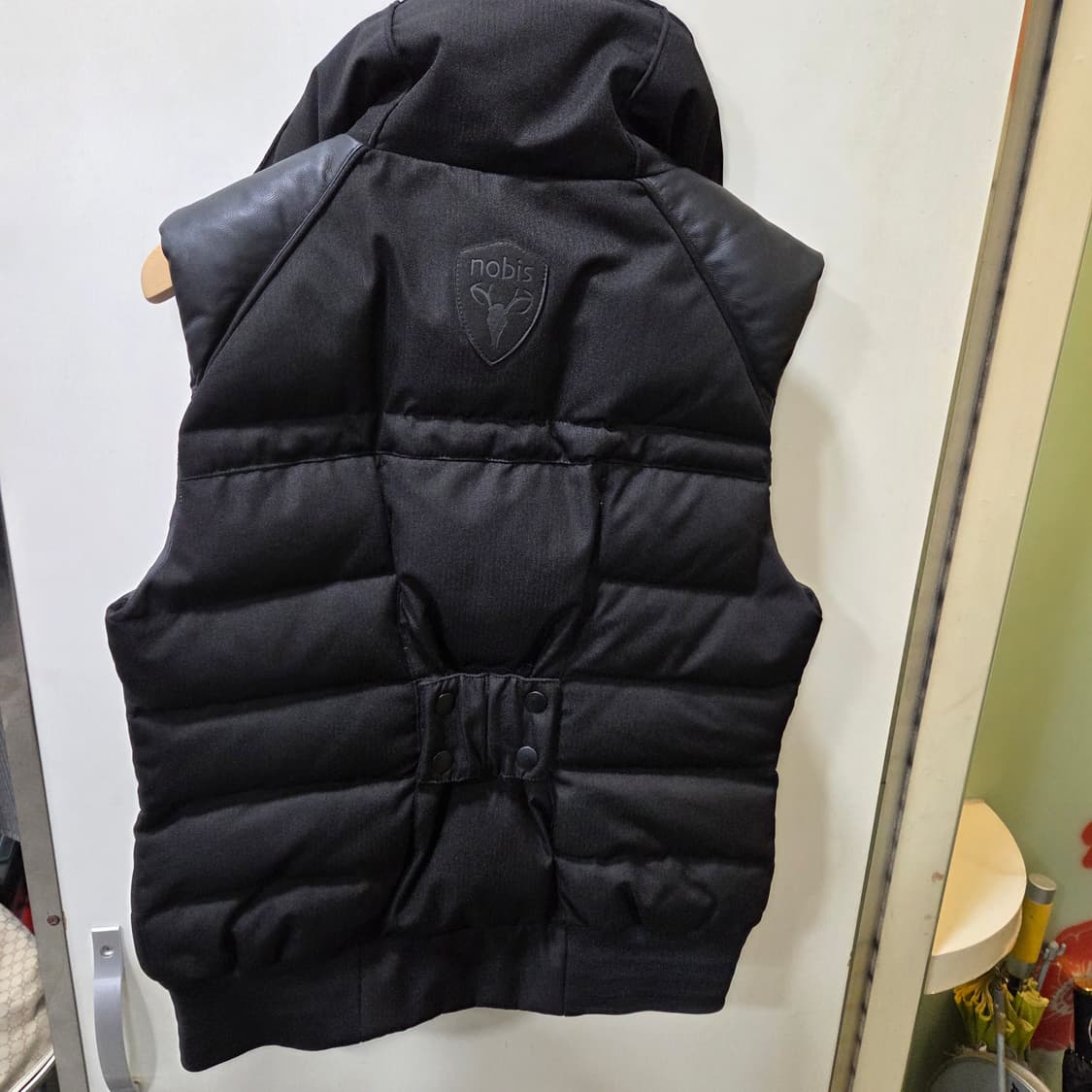 노비스 양가죽 구스 패딩 베스트 상품이미지6