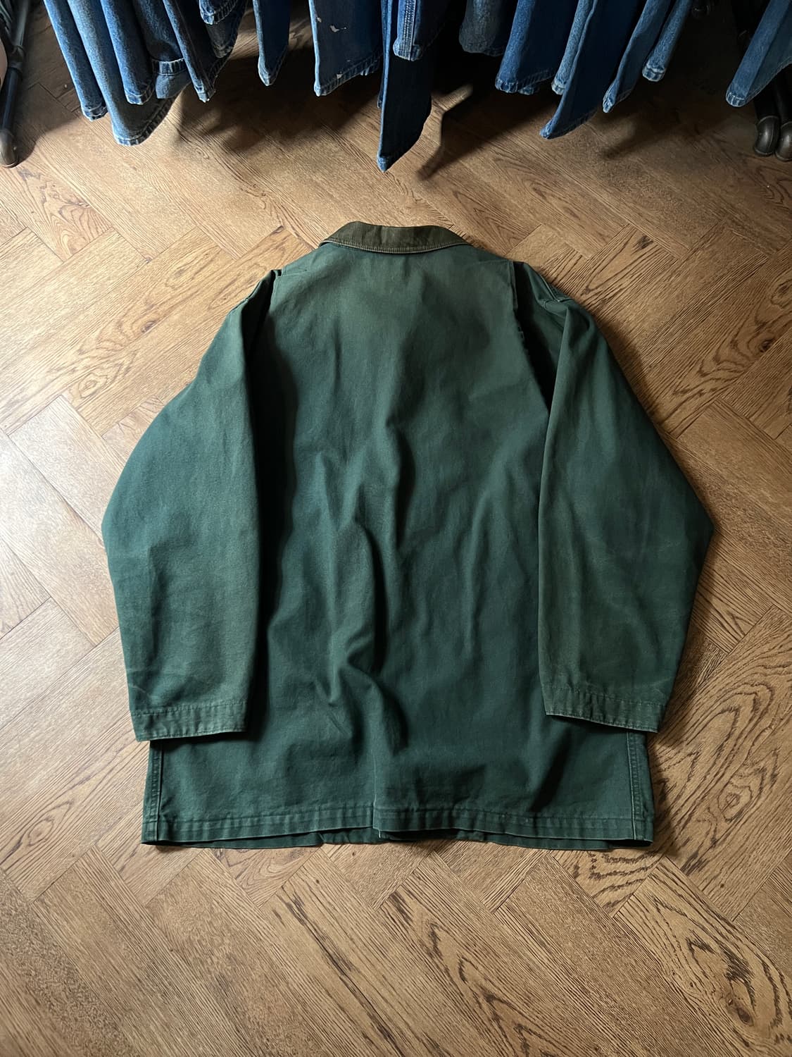 [XL]90's 엘엘빈 Made in USA 빈티지 그린 헌팅 자켓 상품이미지7