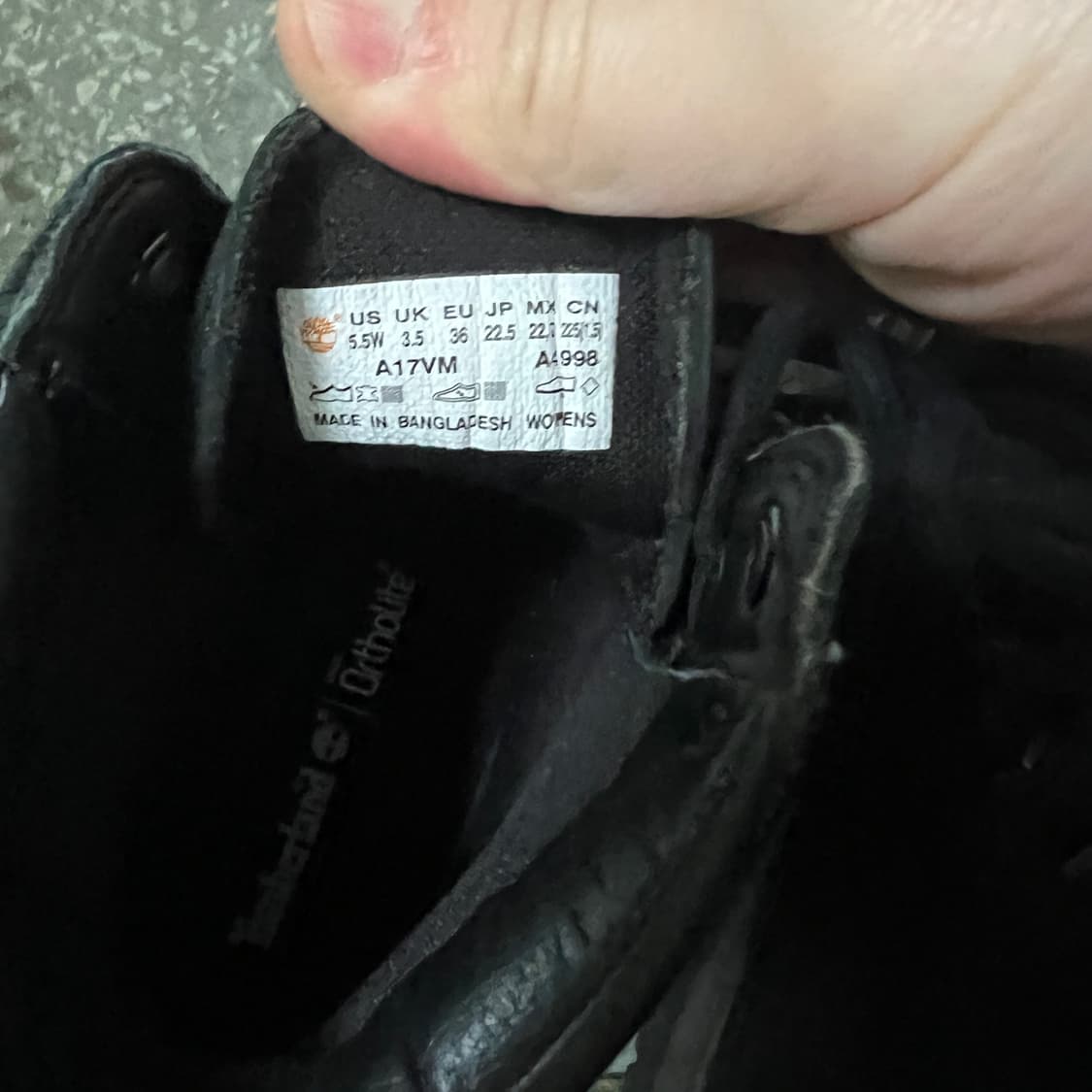 팀버랜드 6인치 워터빌 워터프루프 블랙 부츠 상품이미지7