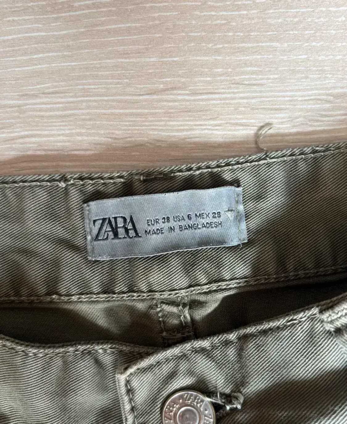 자라 카키 조거 팬츠 상품이미지2