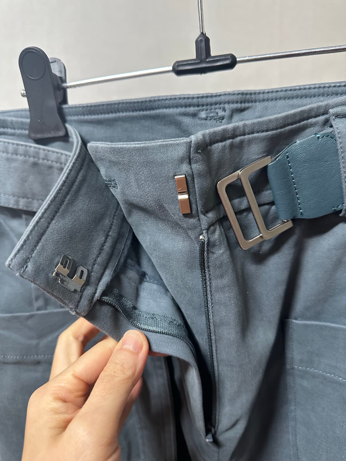 (새상품) system 하이웨스트 와이드 벨트 팬츠 상품이미지4